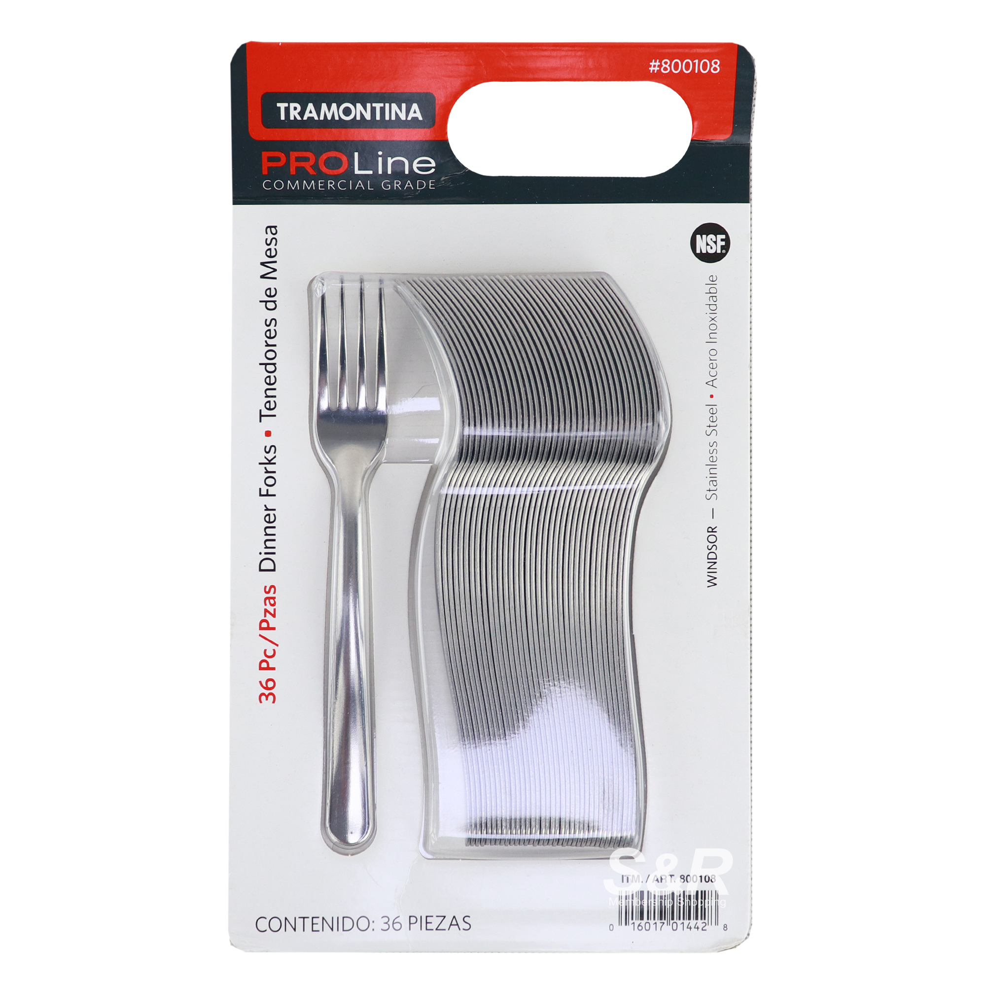 Tramontina ProLine Commercial Grade Dinner Forks 36pcs Tramontina ProLine Commercial Grade Dinner Forks 36pcs